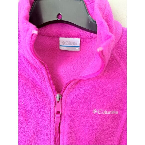 Columbia Full Zip Fleece Jacket Md - Picture 2 of 4